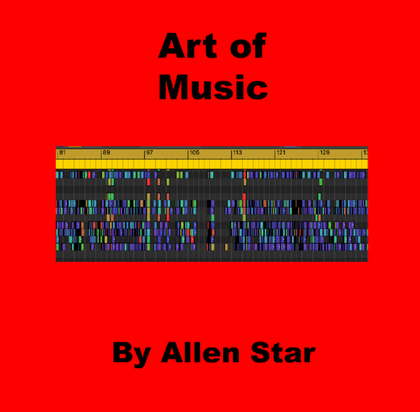 "Art of Music" by Allen Star Art Book